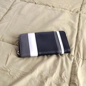 Striped wallet